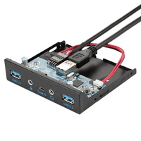 3.5 inch Custom USB Type C HD Audio USB3.0 Voorpaneel