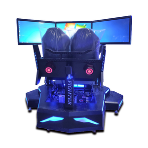 เกมแข่งรถ 9D Virtue Reality แบบสามแกน พร้อมระบบเคลื่อนไหวเต็มรูปแบบสำหรับสวนสนุก รถขับเคลื่อน 2 ที่นั่ง - Product Image 3