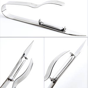 <span class=keywords><strong>Outil</strong></span> de cuisine créatif et écologique Rabot à <span class=keywords><strong>asperges</strong></span> en acier inoxydable Couteau d'office Coupe de pommes de terre Usage domestique Métal Plastique - Product Image 6