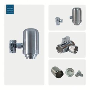 Filtre à eau pour robinet domestique SS304, filtre purificateur en céramique et carbone pour robinet de cuisine, à fixer sur le robinet - Product Image 6