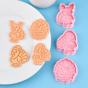 Stampi per Biscotti a Forma di Collo di Tacchino 3D, Tagliabiscotti in Plastica Ecologica per Simulazione Fai-da-Te - Product Image 3