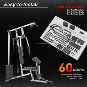 Équipement de musculation multi-stations de haute qualité pour la maison, ensemble stable de machines d'entraînement pour les extensions et les curls des jambes - Product Image 4