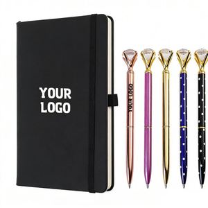 Ys89 Custom Logo Printed Crown Corporate Business Activity Gift Metal Ballpoint Ball With <b>Crystal</b> Diamond <b>Pen</b> - Product Image 1