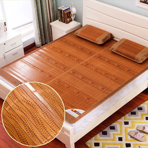 Colchoneta refrescante de fibra de bambú, colchoneta doble de bambú de 1.8m/2m, colchoneta plegable de bambú y seda helada para el hogar de 1.5m. - Product Image 2