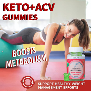 กัมมี่การดูดซึมสูงเพื่อสุขภาพโดยรวมสูตรเหนียว + ACV gummies แอปเปิ้ลไซเดอร์ช่วยเพิ่มการเผาผลาญและปรับปรุงการย่อยอาหาร - Product Image 3