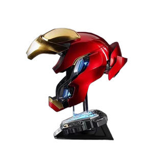 Nuevo <span class=keywords><strong>Casco</strong></span> MechaheadMK50 <span class=keywords><strong>de</strong></span> <span class=keywords><strong>Iron</strong></span> <span class=keywords><strong>Man</strong></span> con Control por Voz y Táctil, Tecnología Portátil Negra, Periférico Juvenil con Vocalización Musical - Product Image 5