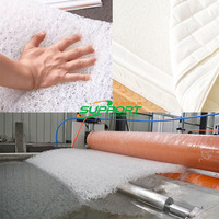 Ligne de production de matelas 4D POE PE avec housse amovible, respirante et lavable, et noyau en POE, vente en gros