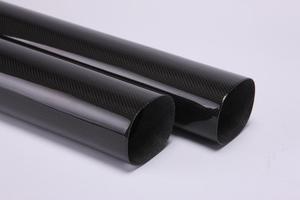 Tubo de fibra de carbono ovalado 3K