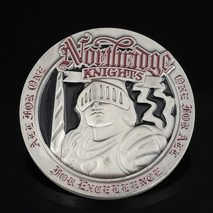 Emblema grabado Chapado en latón y oro antiguo de Metal estilo 3D Moneda de águila pulida fantástica monedas de desafío personalizadas para recuerdo - Product Image 1