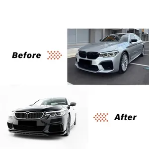 ชุดแต่งกระจังหน้ารถยนต์ StarNav สำหรับ BMW ซีรีส์ 5 รุ่น G30 G31 520i 530i 540i ปี 2017-2020 แบบเส้นคู่เรืองแสง พร้อมดิฟฟิวเซอร์ - Product Image 2