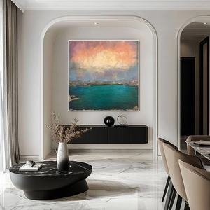 Art mural 3D contemporain, carré, abstrait, minimaliste, fantaisie, décoration personnalisée, art mural moderne pour la décoration de la maison et la galerie - Product Image 4