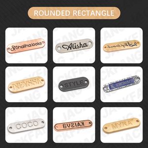 Label Logam Kustom Berukir untuk Pakaian, Aksesoris Jeans, Plat Logam, Tag Logam untuk Pakaian Buatan Tangan dan Tas - Product Image 2