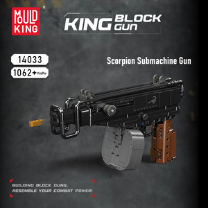 Mould King 14033 Pistola Subametralladora Scorpion, Juego de Bloques MOC, 1062 Piezas, Bloques de Construcción Creativos para Armar, Modelo de Pistola de Juguete para Adultos - Product Image 2
