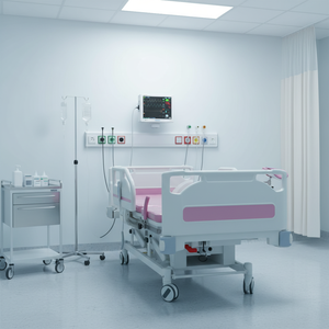 Электрическая акушерская кровать MDC-II (Mx <span class=keywords><strong>Bed</strong></span> 6000) с дышащим водонепроницаемым матрасом, регулируемая по высоте, для родов и восстановления, опционально - Product Image 4