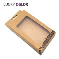 Vente en gros Eco Friendly High Conception de carton ondulé Logo personnalisé Noir Imprimé Mobile Luxe Carton Téléphone Cas Boîte d'emballage de papier