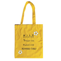 Sac Fourre-Tout en Toile de Coton Biologique Réutilisable Écologique Imprimé avec Logo Personnalisé pour Courses