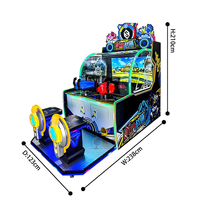 Machine de jeu d'arcade à monnayeur Mecha God la plus vendue, jeu de marteau 2 joueurs interactif multijoueur pour zone de jeux de centre commercial
