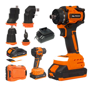 Taladro <span class=keywords><strong>Eléctrico</strong></span> Multiusos de Iones de Litio TALADO al por Mayor, 4 en 1, Atornillador Inalámbrico Sin Escobillas, Herramientas Eléctricas con Diferentes Mandriles - Product Image 1