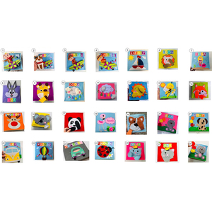 Montessori Baby Learning occupato a bordo silenzioso il mio primo giocattolo educativo per ragazze e ragazzi arcobaleno libro di feltro - Product Image 5