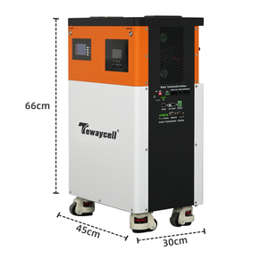 Tewaycell オールインワン 110v/220v オフグリッドソーラーパワーウォール 51.2V 100Ah 5KWh 5KWインバーター搭載 家庭用＆キャンプ用 - Product Image 5