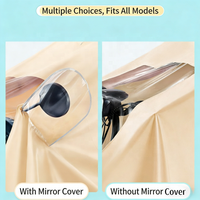 Imperméable de voyage pour adulte coupe-vent et imperméable, Oxford épaissi, double visière amovible, poncho de pluie pour vélo électrique, vélo