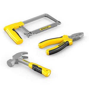 Coffret d'outils de jeu pour enfants avec marteau, scie, pinces, clé à molette, tournevis et mallette de transport pour l'apprentissage ludique - Product Image 4