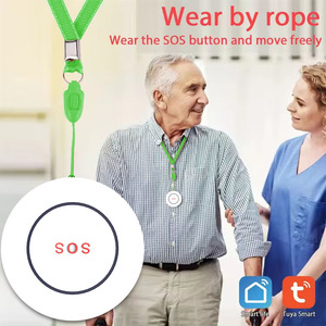 Wifi thông minh không thấm nước khẩn cấp hệ thống cảnh báo nhà máy giá an toàn cá nhân Báo động người cao tuổi giúp cao cấp SOS hệ thống báo động - Product Image 4