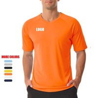 T-shirt personnalisé avec logo, t-shirt d'été pour homme, t-shirt en polyester, t-shirt de sport pour homme, haute qualité