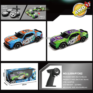 Coche de Carreras a Control Remoto 1:<span class=keywords><strong>16</strong></span> <span class=keywords><strong>RC</strong></span> 4WD, Modelo de Radiocontrol de Alta Velocidad de 6 Canales RTR 2.4G con Cargador de Cable USB, Mini Regalo para Interiores y Exteriores - Product Image 5