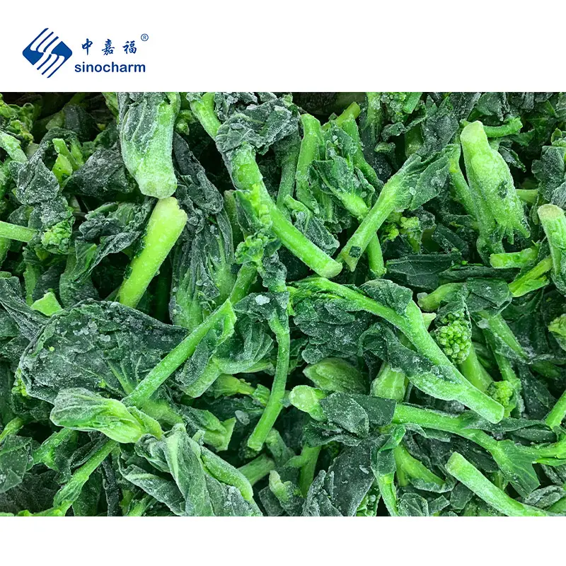 Sinocharm BRCA冷凍野菜カット工場価格10kgバルクIQF菜の花