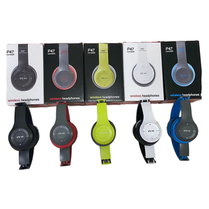 Auriculares Casque P47, auriculares inalámbricos, Radio FM, ranura para tarjeta SD, BT, LED plegable, indicador de batería, auriculares inalámbricos para juegos - Product Image 3