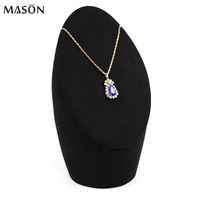Trois tailles collier bijoux présentoir matériel personnalisé porte-collier avec logo de marque mode bijoux présentoir