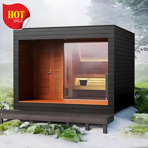 Bon prix, beau <span class=keywords><strong>sauna</strong></span> et bain de glace, <span class=keywords><strong>sauna</strong></span> russe personnalisable pour 2 à 8 personnes avec vapeur humide - Product Image 2
