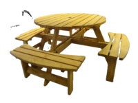 Chaise de pique-nique en bois, siège à 4 ou 6 places, meuble de camping, loisirs d'extérieur, nouveauté