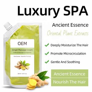 Großhandel Bio Private Label 500G Scalp Spa Haar produkte Ingwer <span class=keywords><strong>Massage</strong></span> creme für Scalp Head Spa Lieferant Salon Professional - Product Image 4
