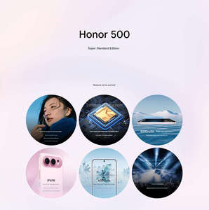 สมาร์ทโฟน Original Honor 500 5G หน้าจอ AMOLED 6.5 นิ้ว 120Hz ชิปประมวลผล Snapdragon 8s Gen4 กล้อง 200MP แบตเตอรี่ 8000mAh ความจุ 512GB - Product Image 5