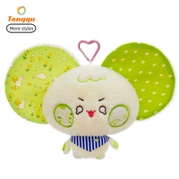 Porte-clés en peluche souris à grandes oreilles mignonnes, pendentif animal en peluche dessin animé Kawaii, breloque de sac, décoration, cadeau surprise pour enfants, vente en gros