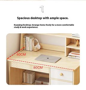 Piccolo studente scrivania con libreria integrata Desktop scrivania da Computer comodino per uso domestico per camere da letto appartamento - Product Image 6