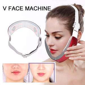 Máquina de estiramiento facial con forma de línea en V de microcorriente, masajeador Facial adelgazante con parche de masaje de pulso, Control remoto - Product Image 6