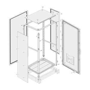 Электрический шкаф с плоской упаковкой - Product Image 1