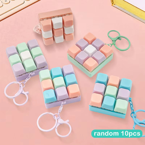 Jouet de décompression à 9 touches de clavier pour adultes, jouets anti-stress pour garçons et filles, jeux de clavier anti-stress, porte-clés - Product Image 3