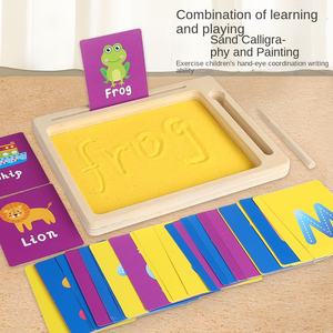 Pizarra de <span class=keywords><strong>Dibujo</strong></span> Multifuncional de Madera para Niños, con Arena de Colores, para Niños y Niñas de 4 a 6 Años, Juguete Educativo - Product Image 5