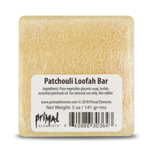 Jabón en barra de fibra natural con aroma a pachulí de 5 oz, exfoliante, para baño y ducha estilo bohemio. - Product Image 2