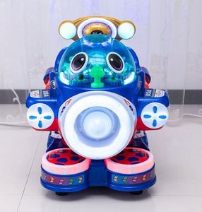 Máquina de Juegos Infantiles Operada con Monedas, Thunder Aircraft, Coche Eléctrico Balancín con MP3 - Product Image 3