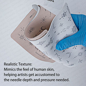 <span class=keywords><strong>Feuille</strong></span> d'entraînement au <span class=keywords><strong>tatouage</strong></span> en silicone réaliste Guapa Mini Fine Line Tattoo Latex, pour les doigts féminins, essentielle pour l'apprentissage du <span class=keywords><strong>tatouage</strong></span> - Product Image 5