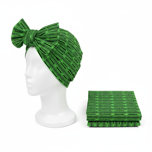 Vente en gros Ankara Pagne Tissu Africain 100% coton Jersey vert tissu bloc matériel de couture tissu imprimé par la cour 58 pouces de large - Product Image 3