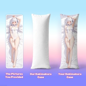 Housse de coussin Dakimakura personnalisée avec logo, impression Hentai, corps nu, sexy, pour adultes - Product Image 1