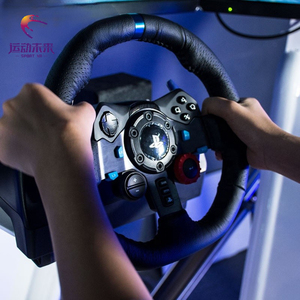 Simulateur de course automobile en métal SportVR 6DOF à 360 degrés, 3 écrans, pour intérieur/extérieur, machine de jeu VR pour parc d'aventure - Product Image 2