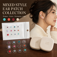 Ensemble de Patchs Colorés Mixtes pour Points d'Acupression Auriculaire - Kit de Thérapie de Relaxation par Pression des Points d'Acupression pour les Soins Auriculaires - Vente Directe Usine