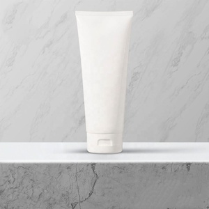 Wholesale Empty <b>Plastic</b> PE Squeeze Cosmetic <b>Tube</b> 100g Facial Cleanser <b>Tubes</b> with Flip Top Cap - Product Image 5